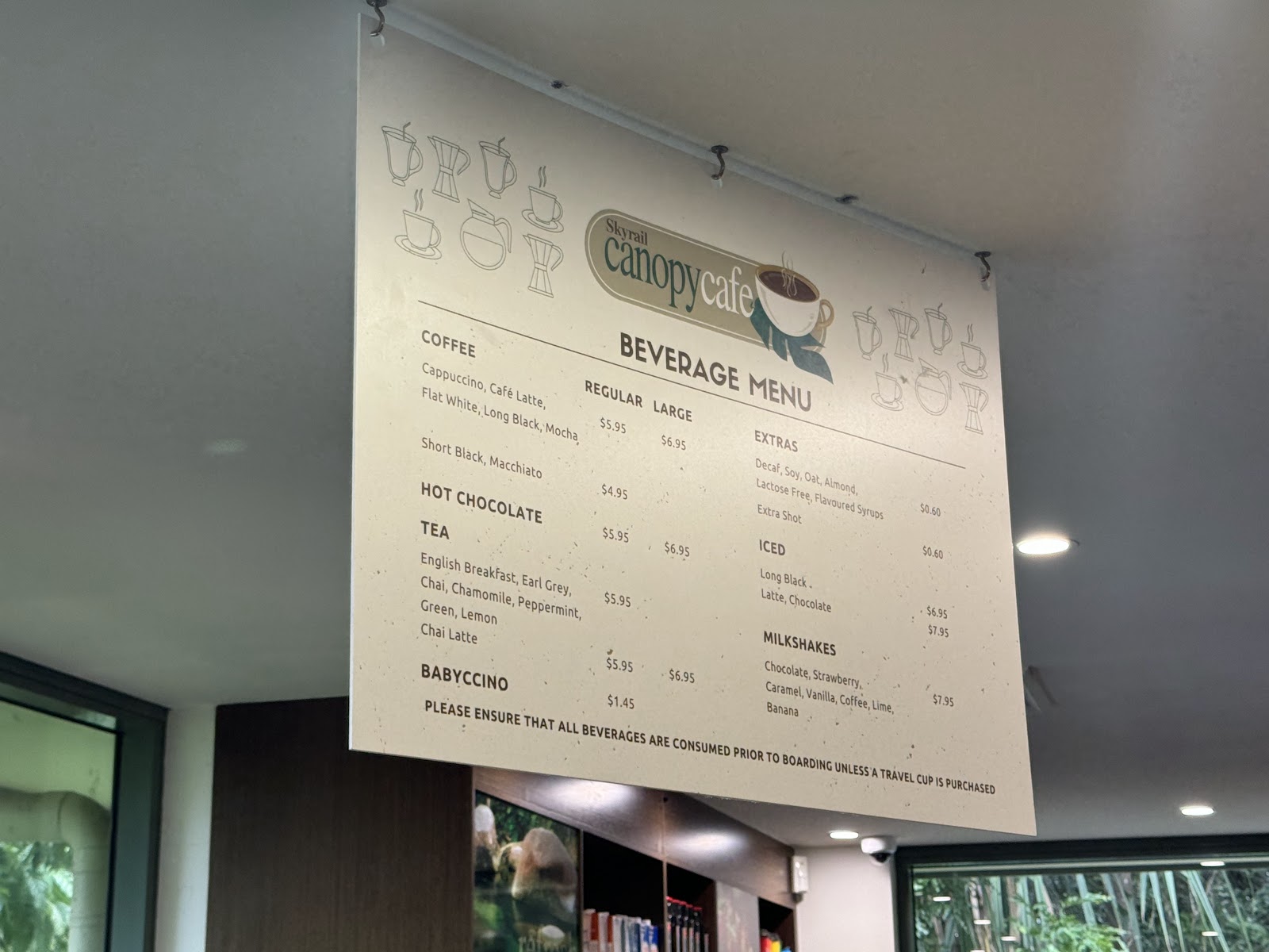 Skyrail canopy cafe